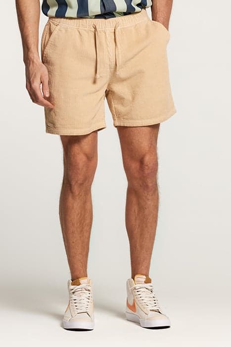 MEN RIB SHORTS RIO DESSERT BEIGE by Shiwi