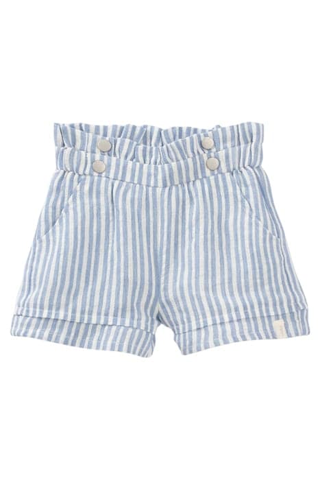 BABY GIRLS’ BLUE AND WHITE STRIPED SHORTS by IKKS