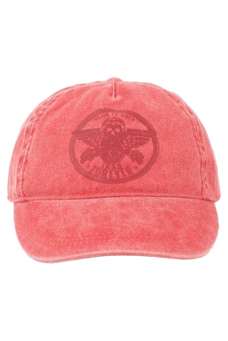 BOYS’ RED WINGED RIDER PRINT CAP by IKKS