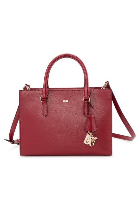 PERRI BOX SATCHEL SCARLET by DKNY