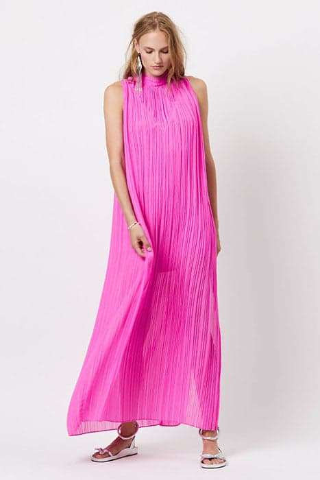 D6TRIXIE PLEATED MAXI DRESS PINK ENERGY by Dante6