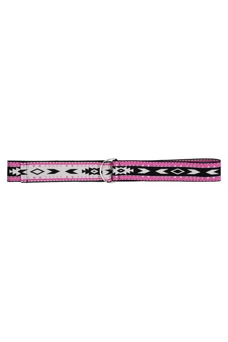 D6IVORY JACQUARD BELT BLACK/WHITE by Dante6