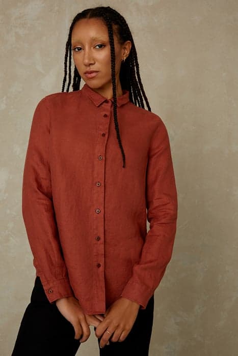 TAJA TERRACOTTA LINEN by Kings Of Indigo