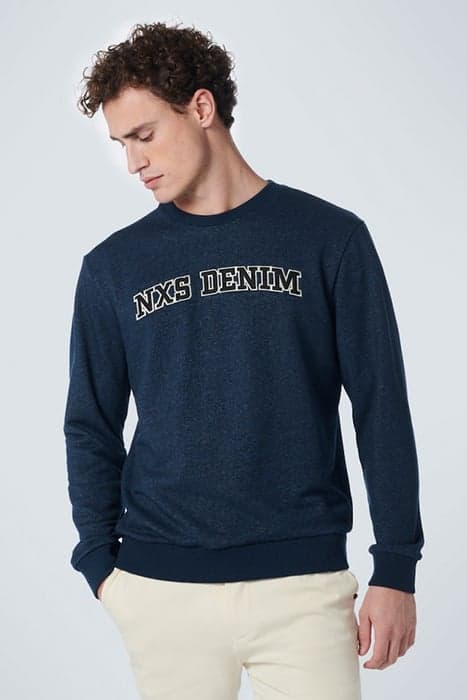 SWEATER CREWNECK MELANGE NIGHT by No Excess