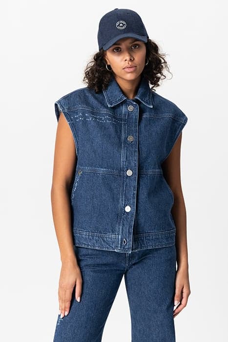 VAN VEST STAR BLUE by Mud Jeans