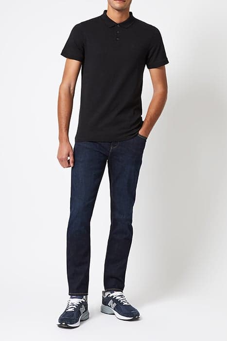 JERSEY POLO SHIRT BLACK by French Connection