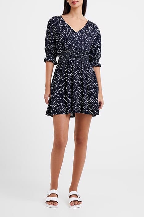 MEADOW DEA 3/4 SLEEVE MINI DRESS MARINE by French Connection