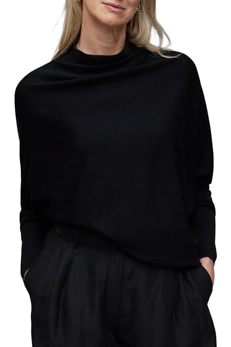 RIDLEY CROP JUMPER BLACK by AllSaints