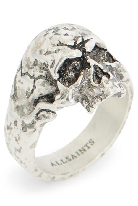 MOONSKULL SGNET RING WARM SILVER by AllSaints