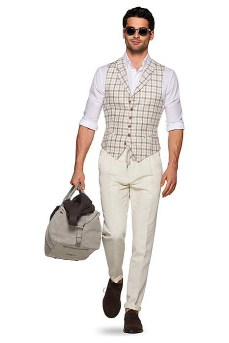 LIGHT BROWN WAISTCOAT LIGHT BROWN by Suitsupply