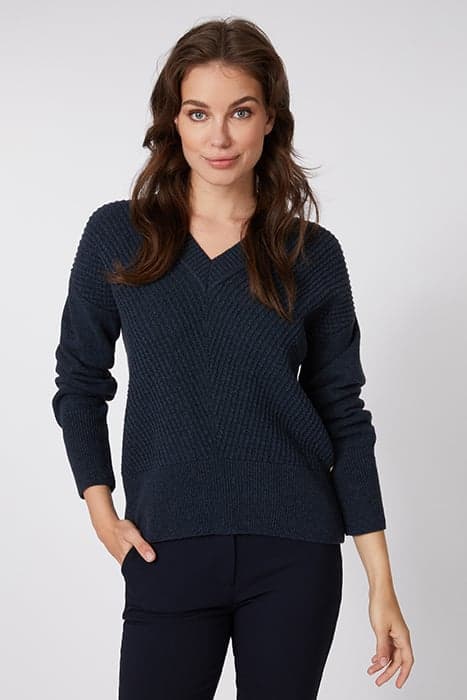 NINA PULLOVER DARK BLUE by Cavallaro Napoli