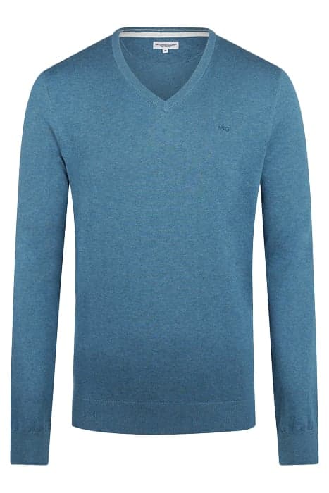 V NECK SWEATER DARK AQUA by McGregor