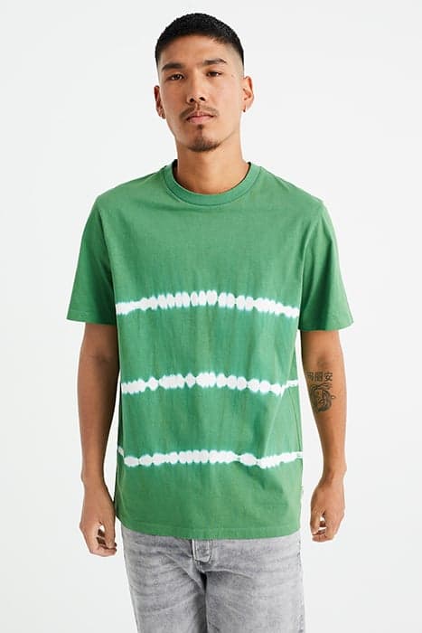 T-SHIRT GREEN by WE Fashion