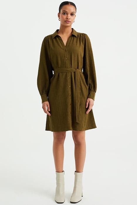 DRESS SHORT ARMY GREEN by WE Fashion