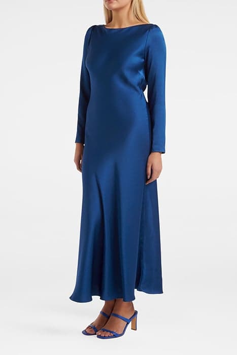 CARA COWL BACK MIDI DRESS SAPPHIRE BLUE by Forever New