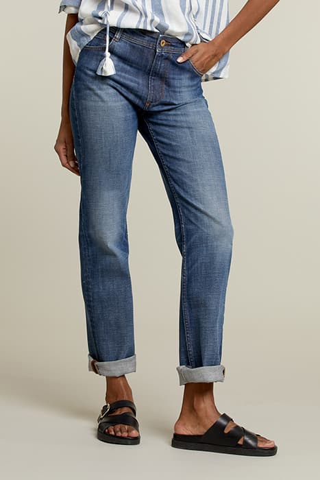 BLUE STRAIGHT JEANS by River Woods