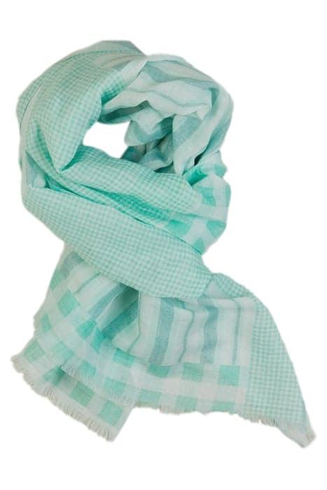 GREEN FANTASY PATTERNED SCARF by River Woods