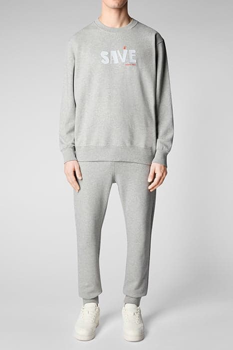 RENAN CREWNECK  LIGHT GREY MELANGE by Save The Duck