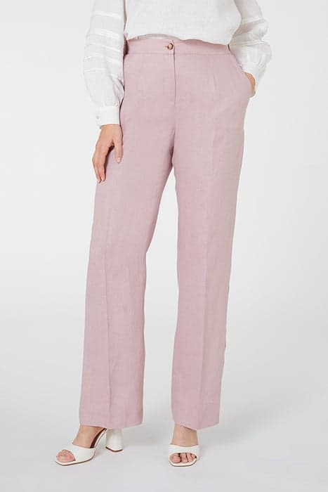 LINEN TROUSERS PINK by Elena Mirò