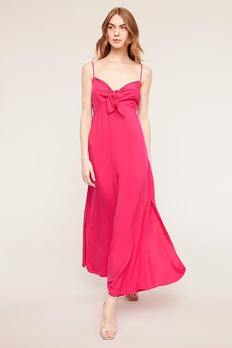 LONG JUMPSUIT WITH BOW FUCSIA by Motivi