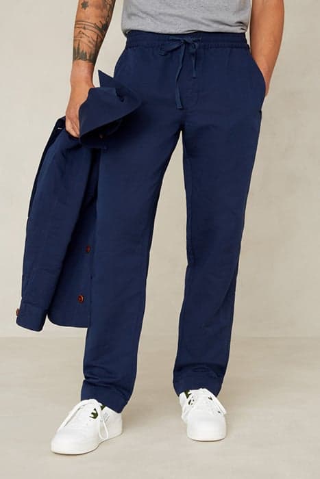 MARTIN WORKER BLUE LINEN MIX by Kings Of Indigo