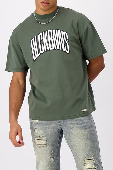 ARCH TEE GREEN by Black Bananas