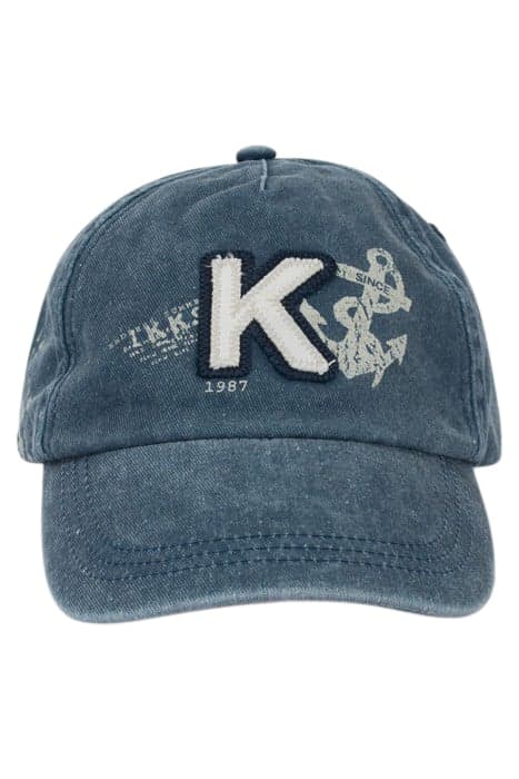 BOYS’ NAVY CAP WITH EMBROIDERED K by IKKS