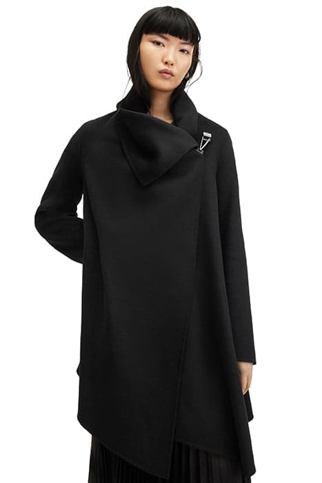 MONUMENT EVE COAT BLACK by AllSaints