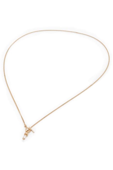 ERYKA LNG PNDNT NCKL WARM BRASS/CRYSTAL by AllSaints