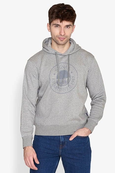 SIMARIUS HOODIE + LIGHT GREY MELANGE by Signal