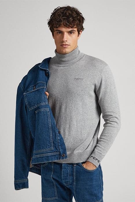 ANDRE TURTLE NECK MARL GREY by Pepe Jeans