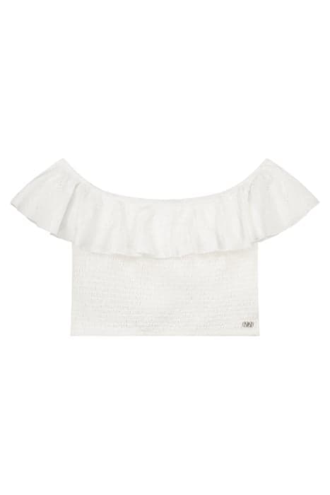 BRODERIE TOP OFF WHITE by NIK & NIK