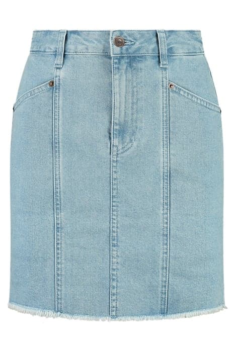 BELLA SHORT SKIRT WASHED MID BLUE DENIM by Fifth House