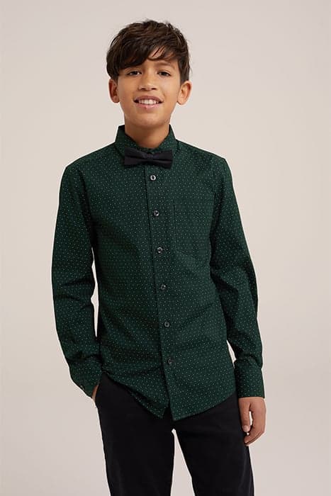 SHIRT DARK GREEN by WE Fashion