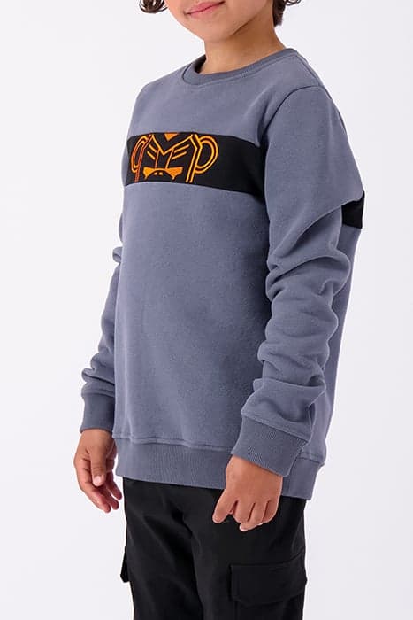 JR COMMANDER CREWNECK GREY by Black Bananas