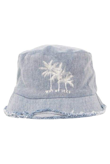 GIRLS’ BLUE DENIM SUNHAT WITH PALM TREES by IKKS