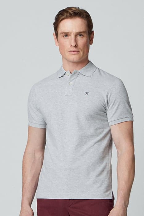 SLIM FIT LOGO LIGHT GREY by Hackett London