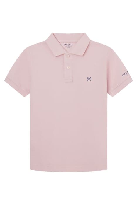 SMALL LOGO POLO LIGHT PINK by Hackett London