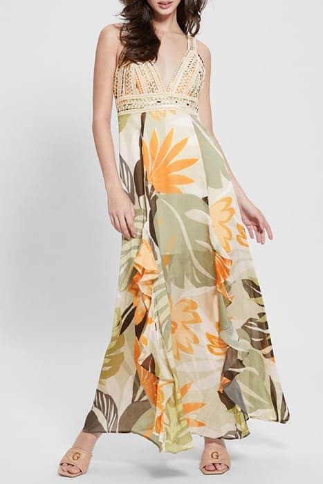 SL SERENA DRESS FOLIAGE FORM PRINT by Marciano by Guess