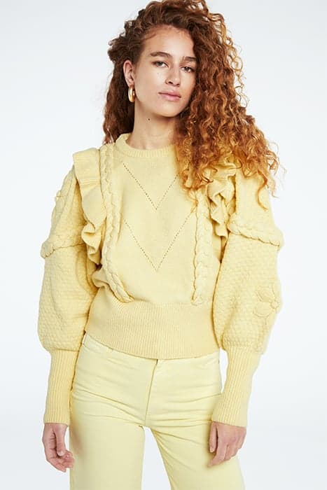 BRAIDY PULLOVER LEMON SORBET by Fabienne Chapot