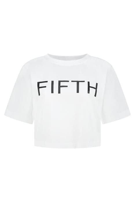 EZRA CROPPED T-SHIRT WHITE by Fifth House