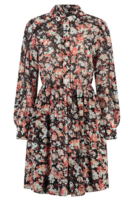 ROMA SHORT DRESS FLOWERFIELD BROWN by Fifth House