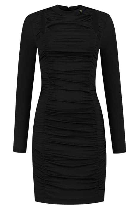 SHOULDER HOLE DRESS BLACK by NIKKIE