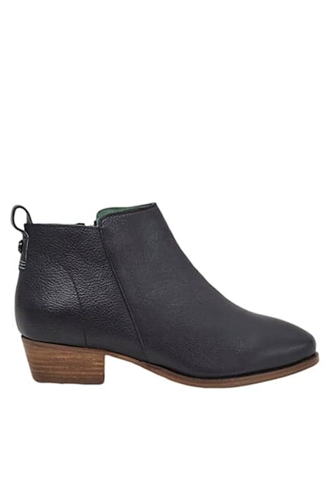 WILLOW LEATHER ANKLE BOOT PURE BLACK by White Stuff