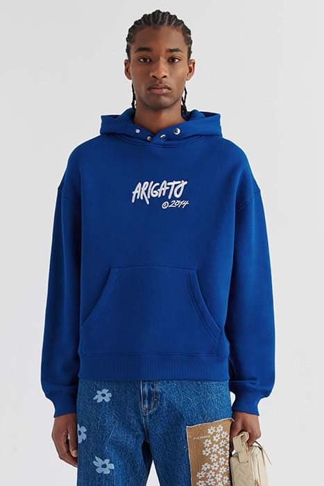 ARIGATO TAG HOODIE SODALITE BLUE by Axel Arigato