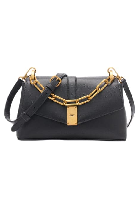 CONNER TH SATCHEL BLK/GOLD by DKNY