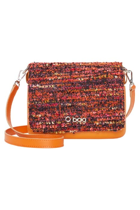 OPOCKET COMPOSED FLAP BAG TWEED BOUCLE' AMBER by O bag