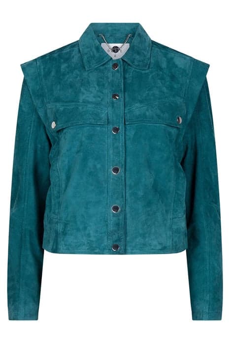 MYLER SUÈDE JACKET TEAL by Dante6