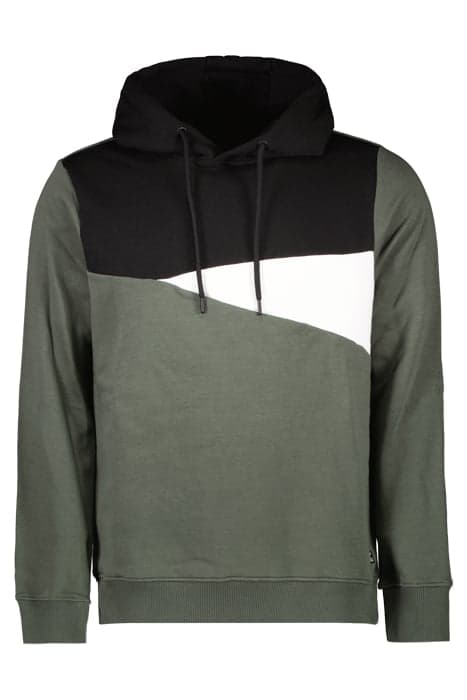 BERNASE HOOD SW BLACK/ARMY by Cars Jeans