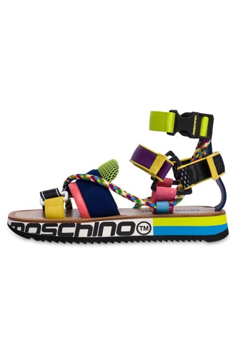 MIX & MATCH SANDALS MULTICOLOR by Moschino